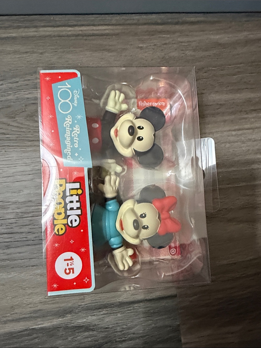 Disney Mickey & Minnie Little People Figures - Red, Blue, Black